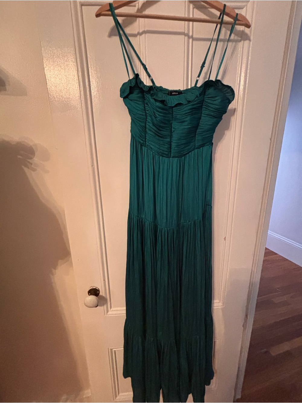 Women’s green maxi Dress brand:Aqua - Picture 2 of 3